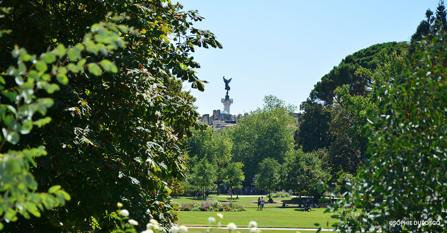 Jardin public à Bordeaux 