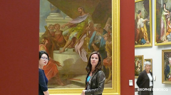 Malerei im Musée des Beaux Arts