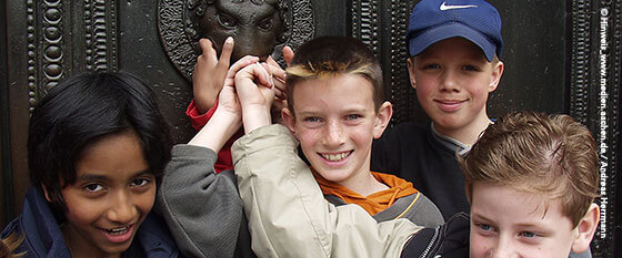 Groupe de garçons à Aix-la-Chapelle