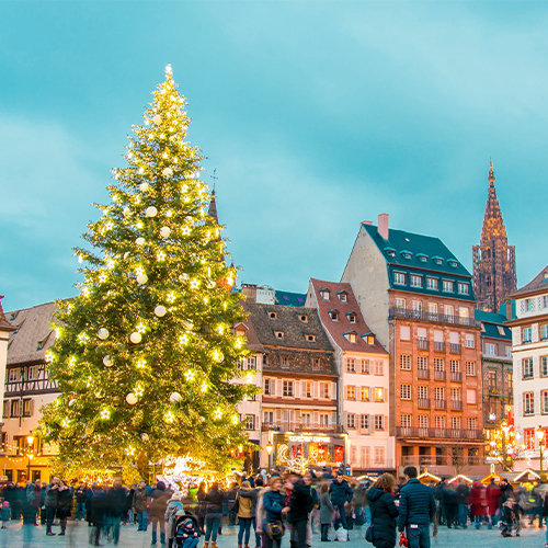 Christmas tree in Strasbourg