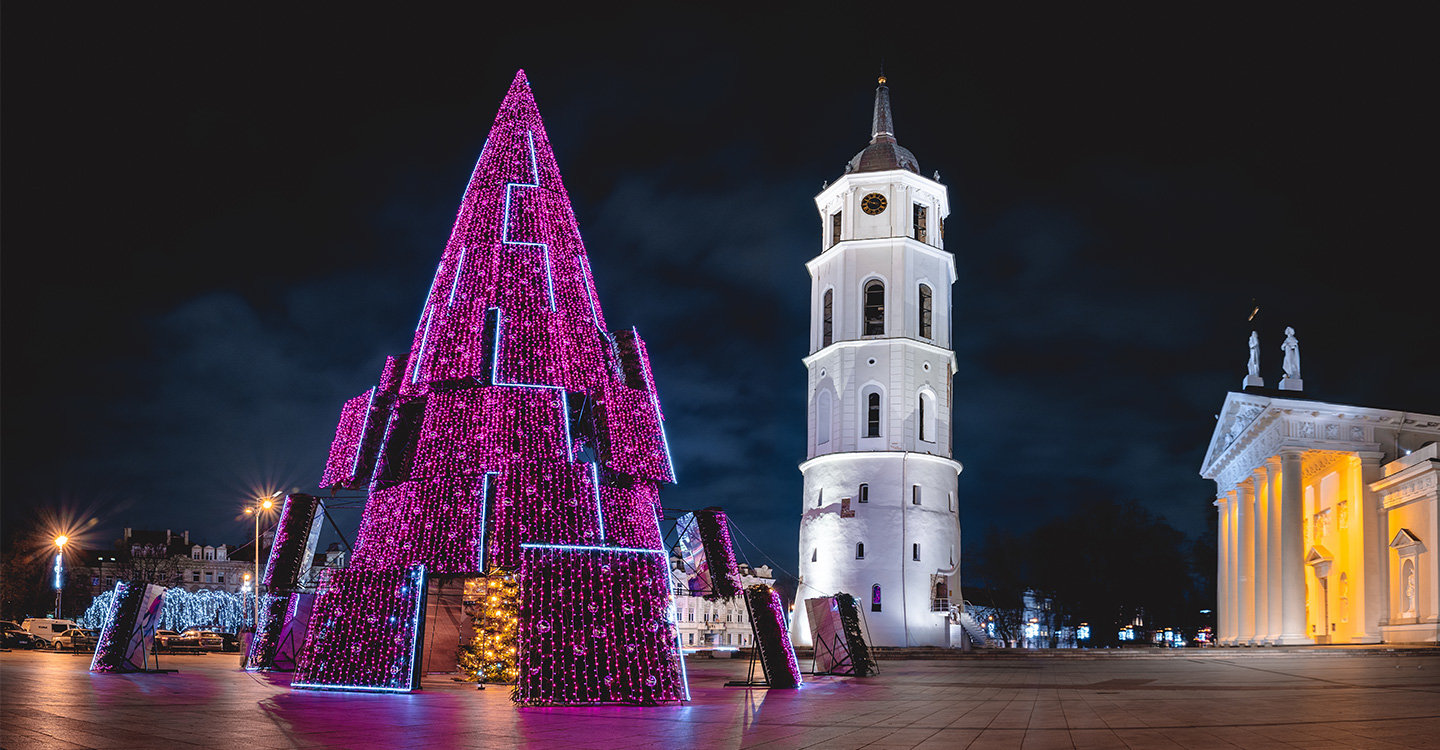Christmas tree in Vilnius
