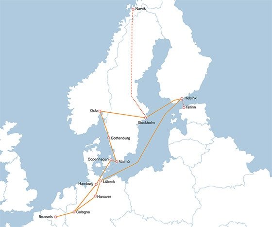 Blog: tour with Interrail/Eurail | SNCB International