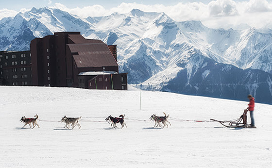 Traineau à neige 2 places - Distribution Sports Loisirs