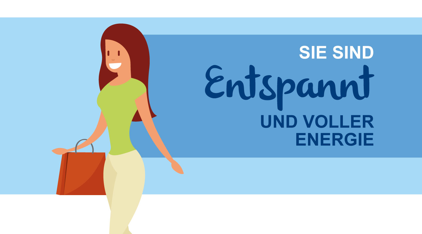 Sie sind entspannt und voller Energie