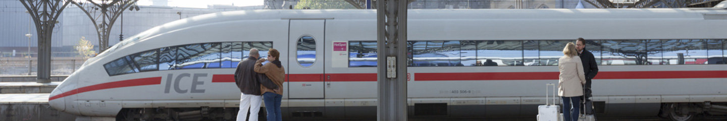 Reis met de ICE trein naar Keulen, Brussel of Amsterdam